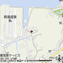 広島県尾道市向島町9631-2周辺の地図