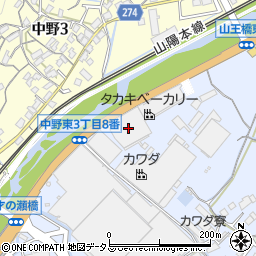 株式会社タカキベーカリー　広島工場・営業部総務周辺の地図