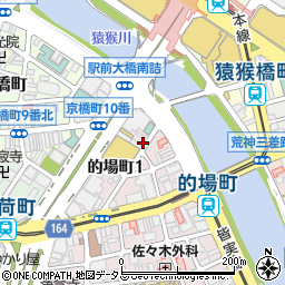 リパーク広島的場町１丁目第２駐車場周辺の地図