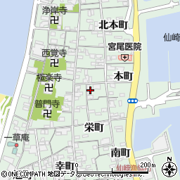 山口県長門市仙崎栄町1554-1周辺の地図