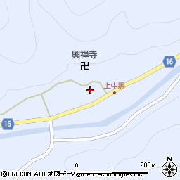 奈良県吉野郡東吉野村中黒407周辺の地図