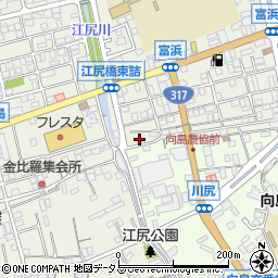 広島県尾道市向島町富浜5557-2周辺の地図