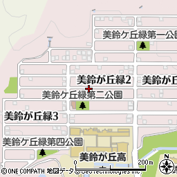 広島県広島市佐伯区美鈴が丘緑周辺の地図