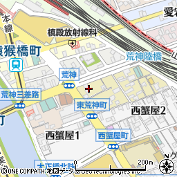 広島県広島市南区東荒神町5周辺の地図