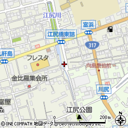 広島県尾道市向島町富浜5557-7周辺の地図