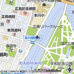 広島県広島市中区猫屋町9周辺の地図