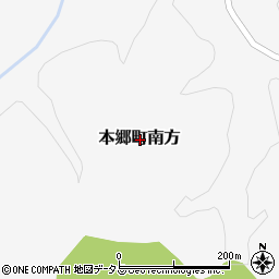 広島県三原市本郷町南方周辺の地図