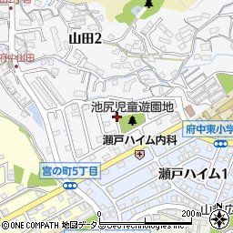 広島県安芸郡府中町山田3丁目周辺の地図