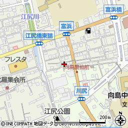 広島県尾道市向島町富浜5557-5周辺の地図