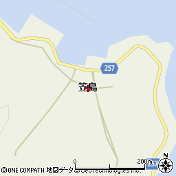 〒763-0221 香川県丸亀市本島町笠島の地図