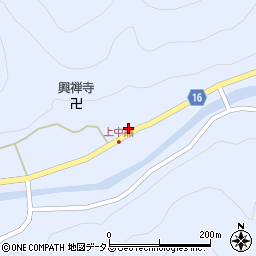 奈良県吉野郡東吉野村中黒440-1周辺の地図