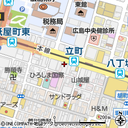 リス株式会社　広島支社周辺の地図