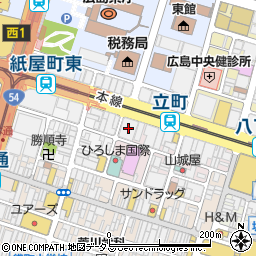 ＨＡＲＡＫＥＮＺＯＷＯＲＬＤＰＡＴＥＮＴ＆ＴＲＡＤＥＭＡＲＫ（特許業務法人）　広島事務所周辺の地図