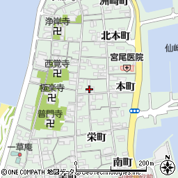 山口県長門市仙崎栄町1568周辺の地図