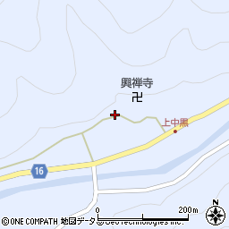 奈良県吉野郡東吉野村中黒364周辺の地図