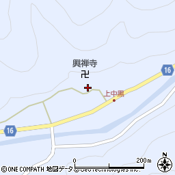 奈良県吉野郡東吉野村中黒410周辺の地図
