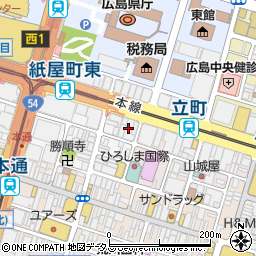 広島県庁　企業局土地整備課土地管理周辺の地図