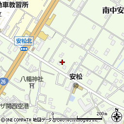 大阪府泉佐野市南中安松1307周辺の地図