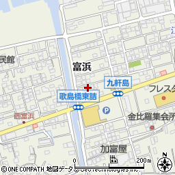 広島県尾道市向島町富浜5585-32周辺の地図