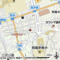 広島県尾道市向島町富浜5553-69周辺の地図