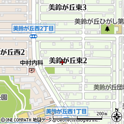 広島県広島市佐伯区美鈴が丘東2丁目9周辺の地図