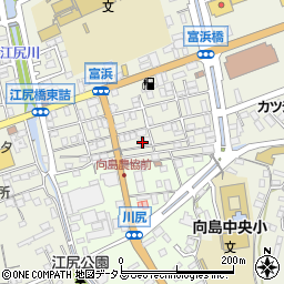 広島県尾道市向島町富浜5553-67周辺の地図