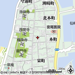 山口県長門市仙崎栄町1567周辺の地図