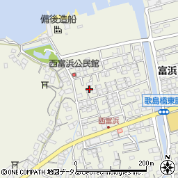 広島県尾道市向島町富浜5615-13周辺の地図