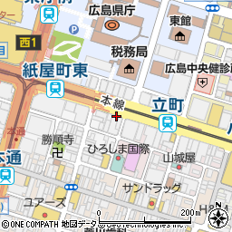 テレビ山口株式会社　中四国支社周辺の地図