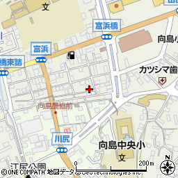 広島県尾道市向島町富浜5553-61周辺の地図