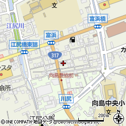 広島県尾道市向島町富浜5557-53周辺の地図