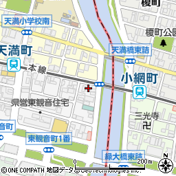 広島県広島市西区観音町1-30周辺の地図