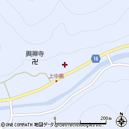奈良県吉野郡東吉野村中黒445周辺の地図