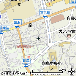 広島県尾道市向島町富浜5553-95周辺の地図