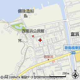 広島県尾道市向島町富浜5614-8周辺の地図