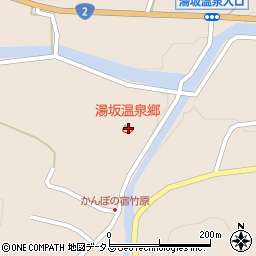湯坂温泉郷周辺の地図