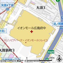 ＴＨＲＥＥＰＰＹイオンモール広島府中店周辺の地図