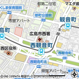 広島市消防局　警防部・救急救命士養成所周辺の地図