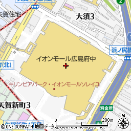 コムサイズムイオンモール広島府中周辺の地図
