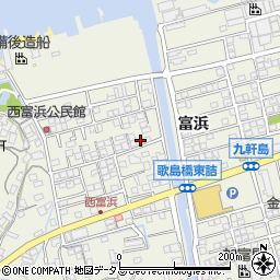 広島県尾道市向島町富浜5615-45周辺の地図