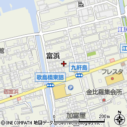 広島県尾道市向島町5585-73周辺の地図