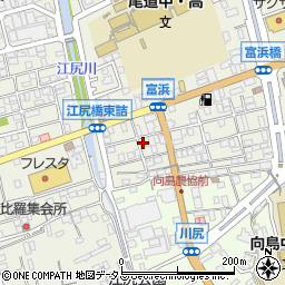 広島県尾道市向島町富浜5557-25周辺の地図