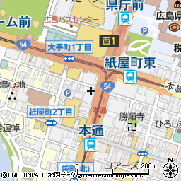 ＪＴＢ中国四国　広島支店教育旅行周辺の地図