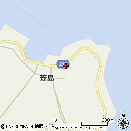 香川県丸亀市本島町笠島232周辺の地図