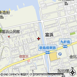 広島県尾道市向島町富浜5615-43周辺の地図