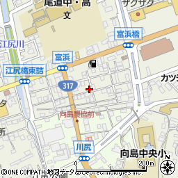 広島県尾道市向島町富浜5553-48周辺の地図