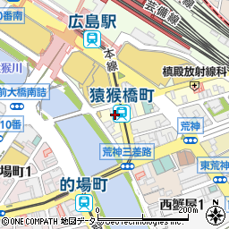 広島信用金庫広島駅前支店周辺の地図