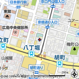 広島県広島市中区八丁堀14周辺の地図