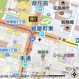 広島トランヴェールビルディング周辺の地図