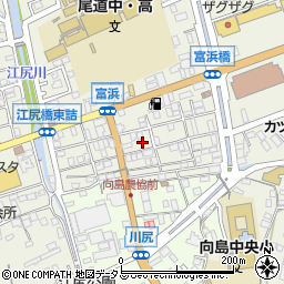広島県尾道市向島町富浜5553-49周辺の地図